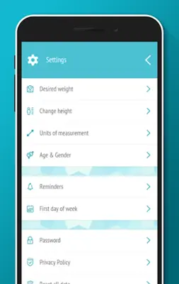 Weight tracker, BMI Calculator android App screenshot 9