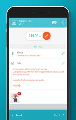 Weight tracker, BMI Calculator android App screenshot 11