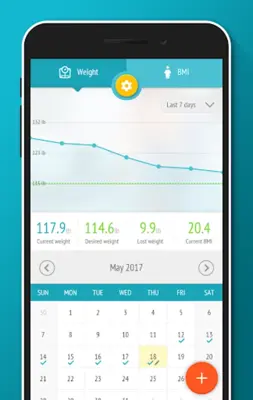 Weight tracker, BMI Calculator android App screenshot 13