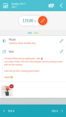 Weight tracker, BMI Calculator android App screenshot 4